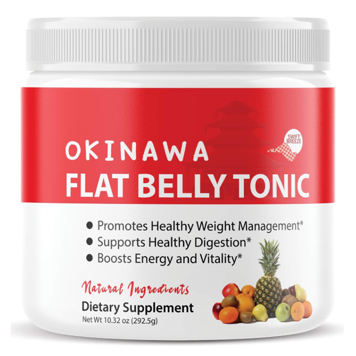 Okinawa Flat Belly Tonic jar